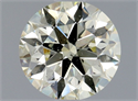Natural Diamond 1.01 Carats, Round with Excellent Cut, M Color, SI1 Clarity and Certified by HRD