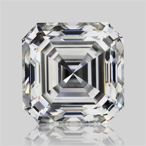 Picture of Natural Diamond 1.51 Carats, Asscher with  Cut, F Color, VVS2 Clarity and Certified by GIA