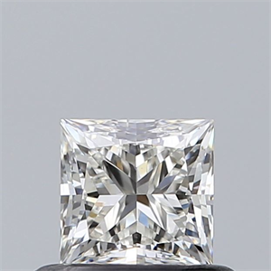 Picture of Natural Diamond 0.51 Carats, Princess with  Cut, I Color, VS1 Clarity and Certified by GIA