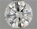 Natural Diamond 0.60 Carats, Round with Excellent Cut, K Color, SI1 Clarity and Certified by IGI