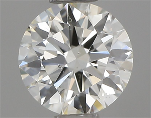 Picture of Natural Diamond 0.60 Carats, Round with Excellent Cut, K Color, SI1 Clarity and Certified by IGI
