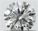 Natural Diamond 0.51 Carats, Round with Excellent Cut, I Color, VS1 Clarity and Certified by IGI