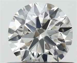 Picture of Natural Diamond 0.51 Carats, Round with Excellent Cut, I Color, VS1 Clarity and Certified by IGI