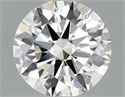 Lab Grown Diamond 0.98 Carats, Round with Ideal Cut, D Color, VVS2 Clarity and Certified by IGI