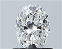 Diamante Natural 0.70 quilates, Ovalado , Color E, claridad VVS2 y certificado GIA