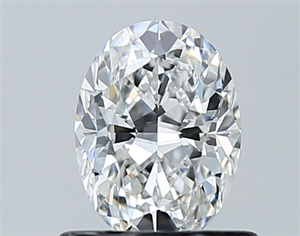 Foto Diamante Natural 0.70 quilates, Ovalado , Color E, claridad VVS2 y certificado GIA de