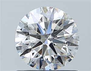 Picture of Natural Diamond 0.70 Carats, Round with Excellent Cut, H Color, SI2 Clarity and Certified by GIA