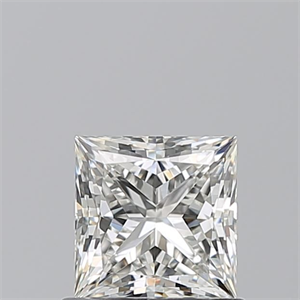 Picture of Natural Diamond 0.90 Carats, Princess with  Cut, I Color, VVS2 Clarity and Certified by GIA