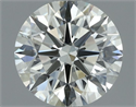 Natural Diamond 0.73 Carats, Round with Excellent Cut, K Color, VS1 Clarity and Certified by IGI