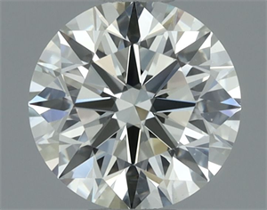 Picture of Natural Diamond 0.73 Carats, Round with Excellent Cut, K Color, VS1 Clarity and Certified by IGI