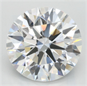 Lab Grown Diamond 4.10 Carats, Round with Excellent Cut, D Color, IF Clarity and Certified by GIA