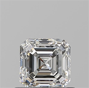 Foto Diamante Natural 0.72 quilates, Asscher , Color F, claridad VVS2 y certificado GIA de