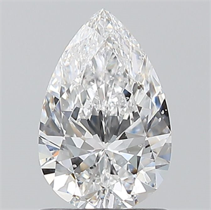 Picture of Natural Diamond 1.01 Carats, Pear with  Cut, D Color, SI1 Clarity and Certified by GIA