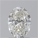 Natural Diamond 1.51 Carats, Oval with  Cut, I Color, VS2 Clarity and Certified by GIA