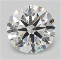 Del inventario de diamantes de laboratorio, 2.07 quilates, Redondo , Color E, claridad VVS2 y certificado IGI