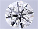 Del inventario de diamantes de laboratorio, 10.09 quilates, Redondo , Color H, claridad VVS2 y certificado IGI