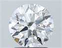 Diamante Natural 1.51 quilates, Redondo , Color D, claridad SI1 y certificado GIA