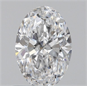 Diamante Natural 0.61 quilates, Ovalado , Color D, claridad VS2 y certificado GIA