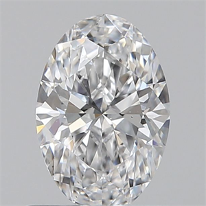 Foto Diamante Natural 0.61 quilates, Ovalado , Color D, claridad VS2 y certificado GIA de