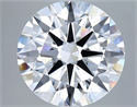 Lab Grown Diamond 5.03 Carats, Round with Ideal Cut, E Color, VVS1 Clarity and Certified by IGI