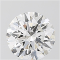 Lab Grown Diamond 3.27 Carats, Round with Ideal Cut, E Color, VVS2 Clarity and Certified by IGI