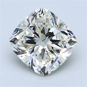 Foto Diamante Natural 1.80 quilates, Del cojín , Color J, claridad SI1 y certificado GIA de