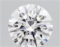 Lab Grown Diamond 2.21 Carats, Round with Excellent Cut, D Color, IF Clarity and Certified by IGI