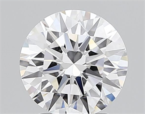 Picture of Lab Grown Diamond 2.21 Carats, Round with Excellent Cut, D Color, IF Clarity and Certified by IGI