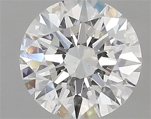 Picture of Natural Diamond 0.56 Carats, Round with Excellent Cut, D Color, SI1 Clarity and Certified by IGI