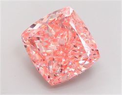 Picture of Lab Grown Diamond 13.06 Carats, CUSHION MODIFIED with  Cut, Fancy Vivid Pink Color, VS2 Clarity and Certified by IGI