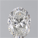 Natural Diamond 2.20 Carats, Oval with  Cut, F Color, VS2 Clarity and Certified by GIA