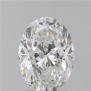 Picture of Natural Diamond 2.20 Carats, Oval with  Cut, F Color, VS2 Clarity and Certified by GIA