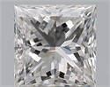 Natural Diamond 0.72 Carats, Princess with  Cut, E Color, SI1 Clarity and Certified by GIA