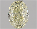 Natural Diamond 1.12 Carats, Oval with  Cut, M Color, SI2 Clarity and Certified by HRD