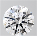 Lab Grown Diamond 4.01 Carats, Round with Ideal Cut, D Color, VS2 Clarity and Certified by IGI