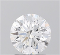 Lab Grown Diamond 1.55 Carats, Round with Ideal Cut, E Color, VS1 Clarity and Certified by IGI