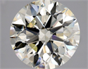 Diamante Natural 3.80 quilates, Redondo , Color K, claridad VS1 y certificado HRD