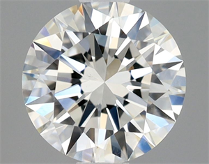 Picture of Natural Diamond 0.70 Carats, Round with Excellent Cut, H Color, VS2 Clarity and Certified by GIA