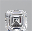 Natural Diamond 1.01 Carats, Asscher with  Cut, E Color, VS1 Clarity and Certified by GIA