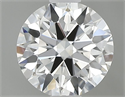 Diamante Natural 0.71 quilates, Redondo , Color F, claridad IF y certificado GIA