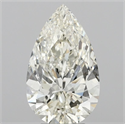 Natural Diamond 4.03 Carats, Pear with  Cut, J Color, VVS1 Clarity and Certified by IGI