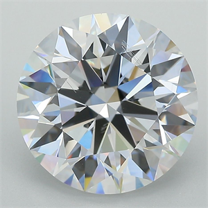 Picture of Lab Grown Diamond 5.04 Carats, Round with Ideal Cut, D Color, VS2 Clarity and Certified by IGI
