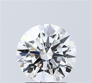 Picture of Lab Grown Diamond 2.05 Carats, Round with Ideal Cut, D Color, VVS1 Clarity and Certified by IGI