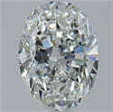 Natural Diamond 2.01 Carats, Oval with  Cut, H Color, VS2 Clarity and Certified by GIA