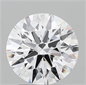 Lab Grown Diamond 2.29 Carats, Round with Ideal Cut, D Color, IF Clarity and Certified by IGI