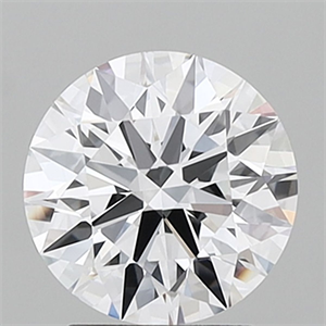 Picture of Lab Grown Diamond 2.29 Carats, Round with Ideal Cut, D Color, IF Clarity and Certified by IGI