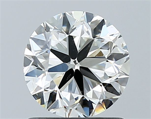 Picture of Natural Diamond 1.01 Carats, Round with Very Good Cut, I Color, SI1 Clarity and Certified by GIA