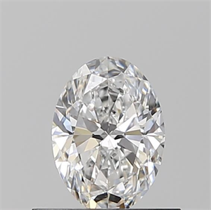 Picture of Natural Diamond 0.52 Carats, Oval with  Cut, D Color, VS1 Clarity and Certified by GIA