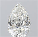 Diamante Natural 1.50 quilates, De pera , Color G, claridad SI1 y certificado GIA