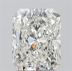 Foto Diamante Natural 1.70 quilates, Radiante , Color I, claridad VS2 y certificado GIA de